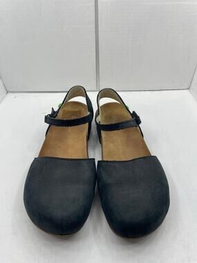 NWOT El Naturalista Wakatana Black Leather Shoe. Size 39, 7.5-8.